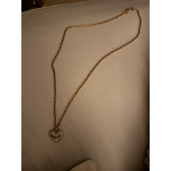 Juicy Couture long gold chain with heart pendant - Picture 1 of 4